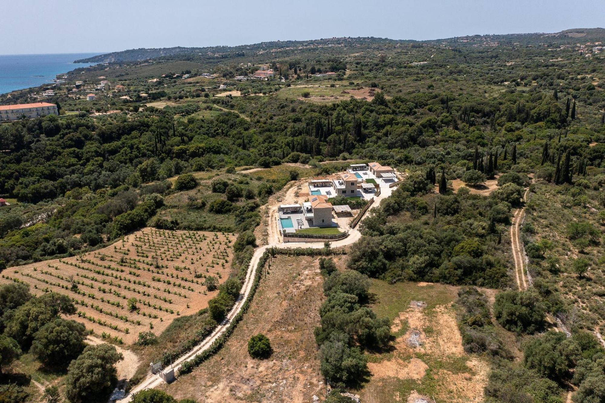 Kefalonia Stone Villas - Villa Petros Kefalonica Trapezaki  Exteriér fotografie